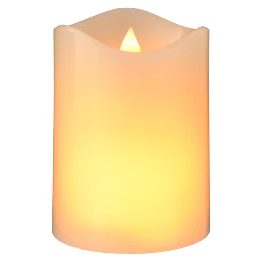 12 Pack: 3" x 4" LED Flame Pillar Candle by Ashland®
